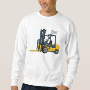 Forklift cartoon illustration sweatshirt