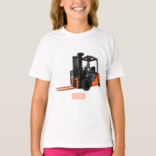 Forklift cartoon illustration T-Shirt
