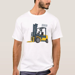 Forklift cartoon illustration T-Shirt