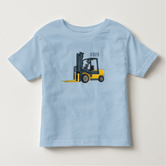 Forklift cartoon illustration  toddler t-shirt