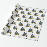 Forklift cartoon illustration