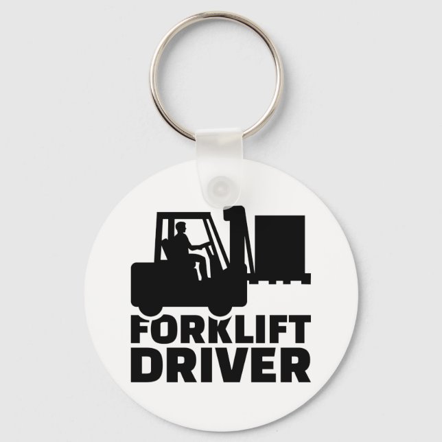 Forklift driver keychain (Front)