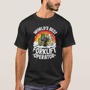 Forklift Driver Rainbow World's Best Forklift Oper T-Shirt