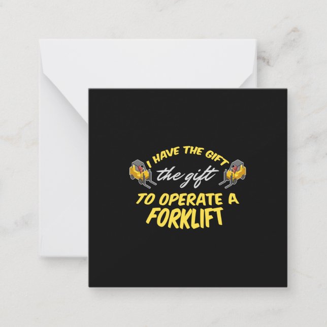 Forklift Gift Card (Front)