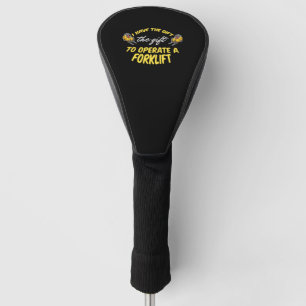 Forklift Gift Golf Head Cover