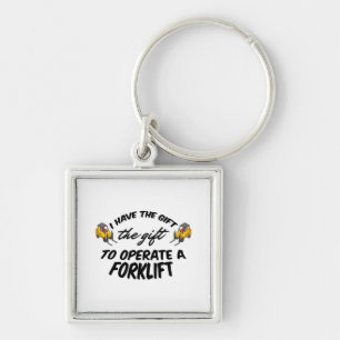 Forklift Gift Keychain