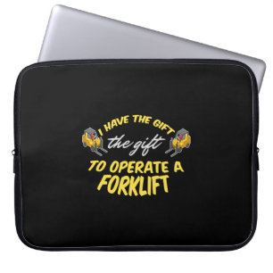Forklift Gift Laptop Sleeve