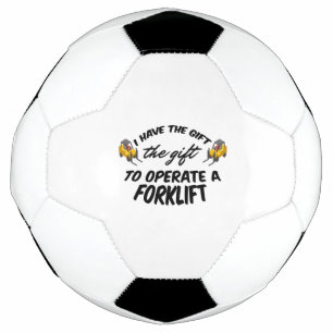 Forklift Gift Soccer Ball