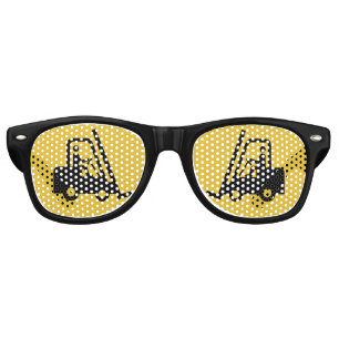 Forklift Icon Retro Sunglasses