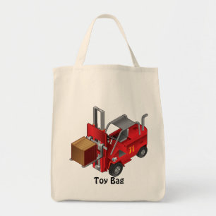 Forklift, Kids Pallet Truck Design Tote Bag