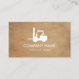 Forklift, Logisitcs - Professional Business Card