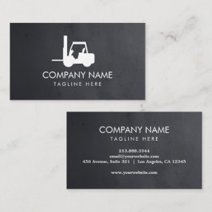 Forklift, Logistique - Carte de visite professionn