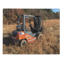 Forklift on Acrylic Jigsaw Puzzle
