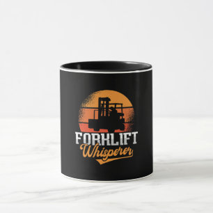 Forklift Operator Forklift Whisperer Worker Driver Mug