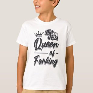 Forklift Operator Queen Of Forking Driver Gift T-Shirt