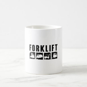 Forklift Quote Forklift Operator Driver Worker Coffee Mug