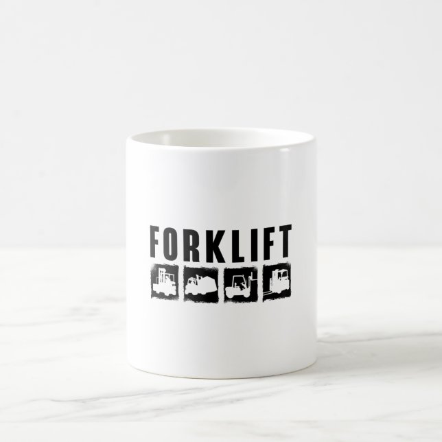 Forklift Quote Forklift Operator Driver Worker Coffee Mug (Center)
