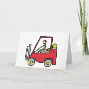 Forklift Truck Card