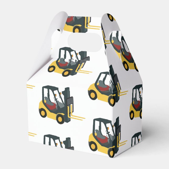 Forklift Truck Favor Box (Front Side)
