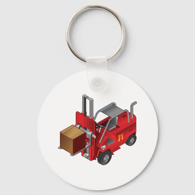 Forklift Truck Keychain (Front)