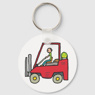 Forklift Truck Keychain
