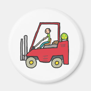 Forklift Truck Magnet