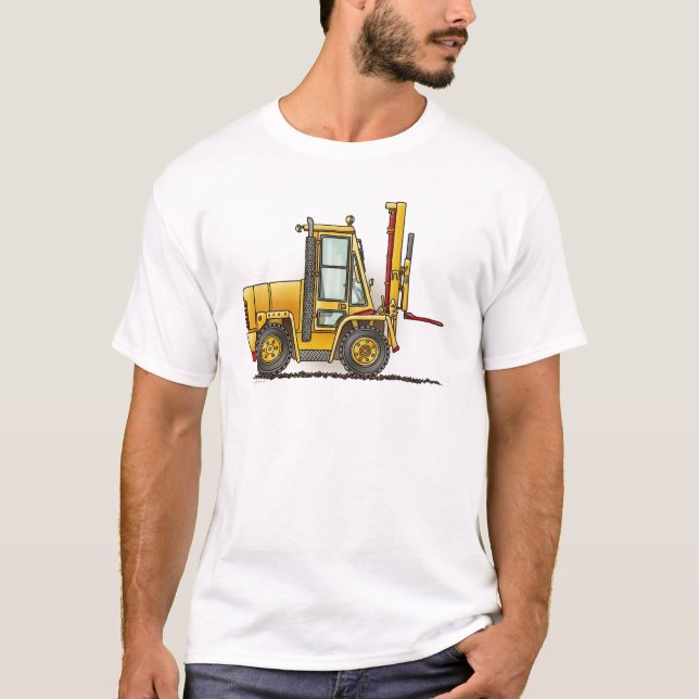 Forklift Truck Mens T-Shirt (Front)