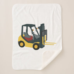 Forklift Truck Sherpa Blanket