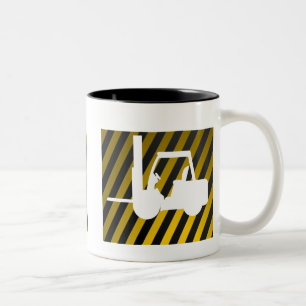 Forklift  Two-Tone coffee mug