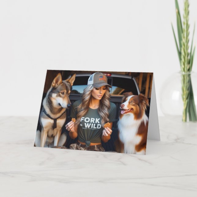 ForknWild Fine Art Greeting Card (Front)