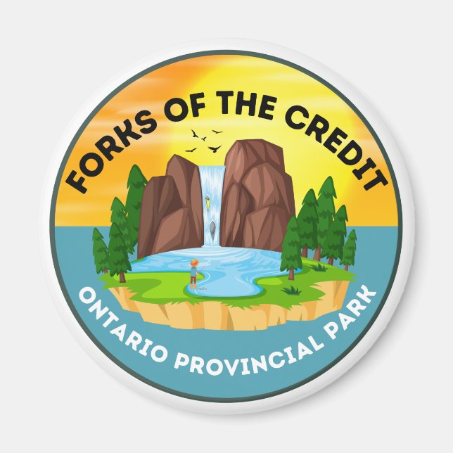 Forks of the Credit Ontario Provincial Park Magnet (Front)