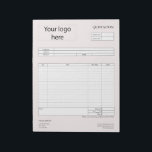 Form Business Quotation, Invoice or Sales Receipt  Notepad<br><div class="desc">Form Business Quotation,  Invoice or Sales Receipt Order Form</div>