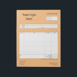 Form Business Quotation, Invoice or Sales Receipt  Notepad<br><div class="desc">Form Business Quotation,  Invoice or Sales Receipt Order Form</div>