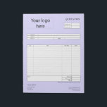 Form Business Quotation, Invoice or Sales Receipt  Notepad<br><div class="desc">Form Business Quotation,  Invoice or Sales Receipt Order Form</div>