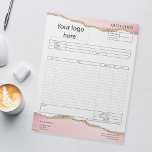 Form Business Quotation, Invoice or Sales Receipt  Notepad<br><div class="desc">Form Business Quotation,  Invoice or Sales Receipt Order Form</div>