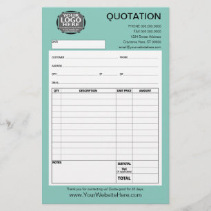 Form - Business Quotation or Invoice