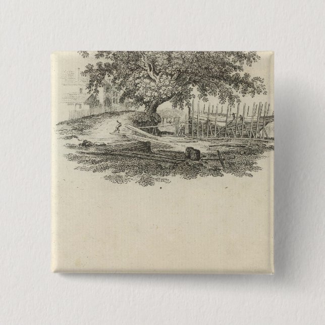 Form in which William Penn 2 Inch Square Button (Front)