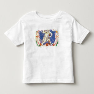 Form of two winged creatures with entwined toddler t-shirt