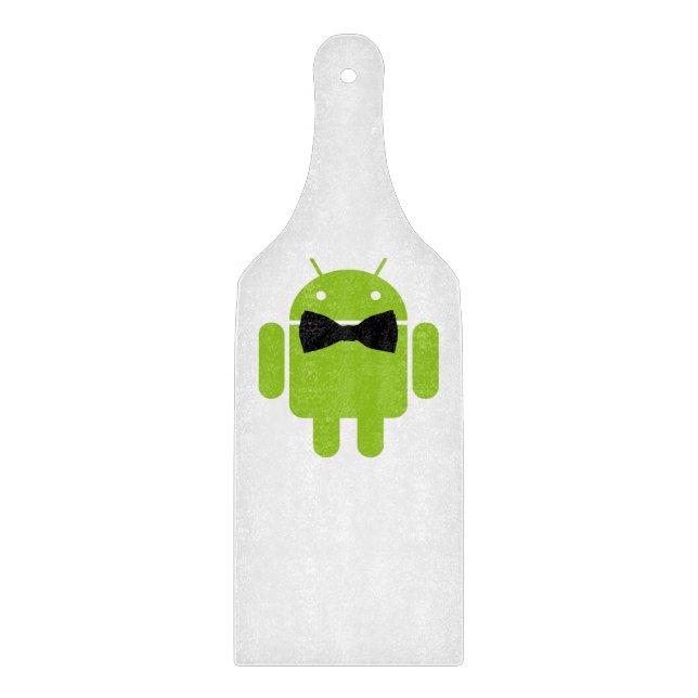 Formal Atire Android Robot Cutting Board (Front)