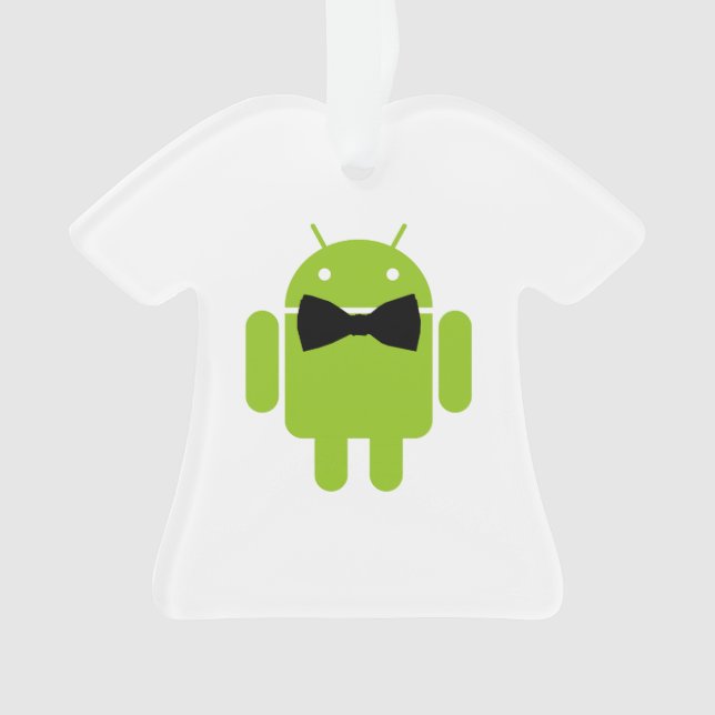 Formal Atire Android Robot Ornament (Front)