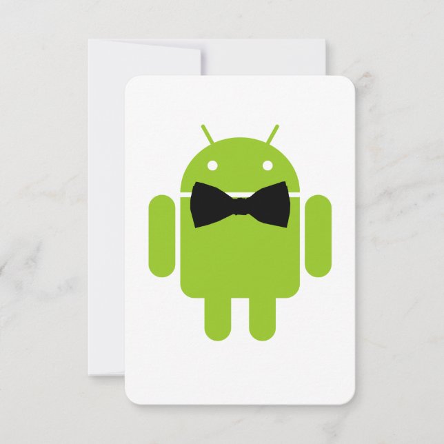 Formal Atire Green Android Robot (Front)