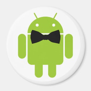 Formal Bow Tie Android Robot Icon Magnet