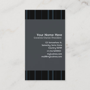 Formal Business Card