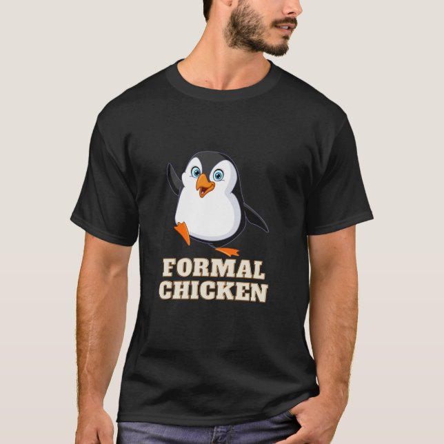 Formal Chicken T-Shirt (Penguin) (Front)
