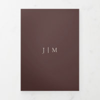 Formal Chocolate brown Modern Wedding