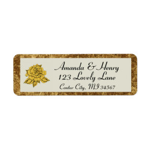 Formal Elegant RSVP Return Address