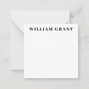 Formal Elegant Sophisticated Classic Simple Black Card