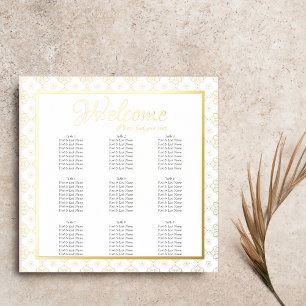 Formal Intricate Seating Chart - Wedding