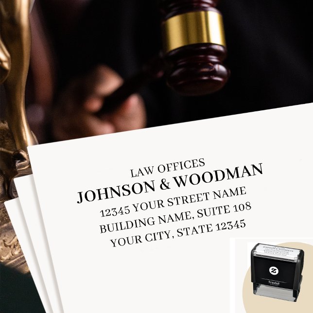 Formal Legal & Professional Return Address Self-inking Stamp (Creator Uploaded)