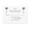 Formal Palm Tree Tropical Island Wedding RSVP